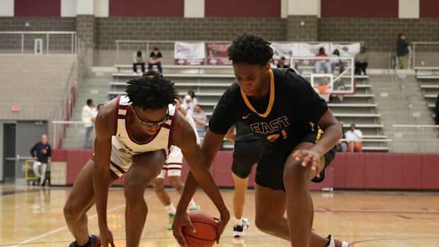 Plano East Lewisville Texas boys basketball 012723 Brian McLean 27